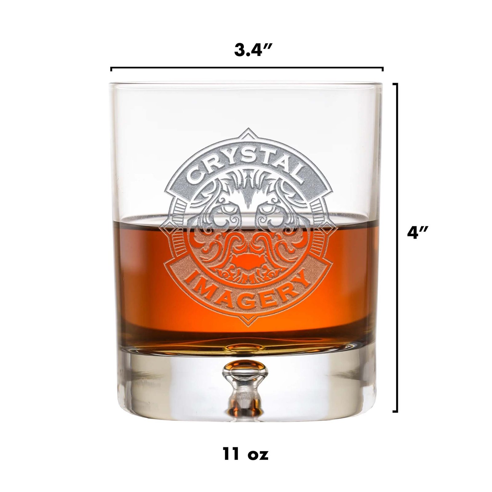 Fivetownsgift Custom Crystal Bourbon Whiskey Rocks Glasses - Image 2