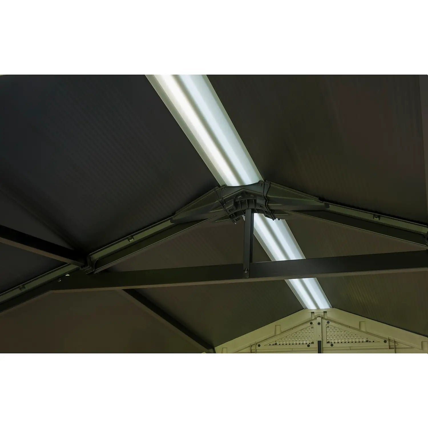 Keter 8’x6′ Factor Heavy Duty Plastic Garden Shed – Beige - Image 9