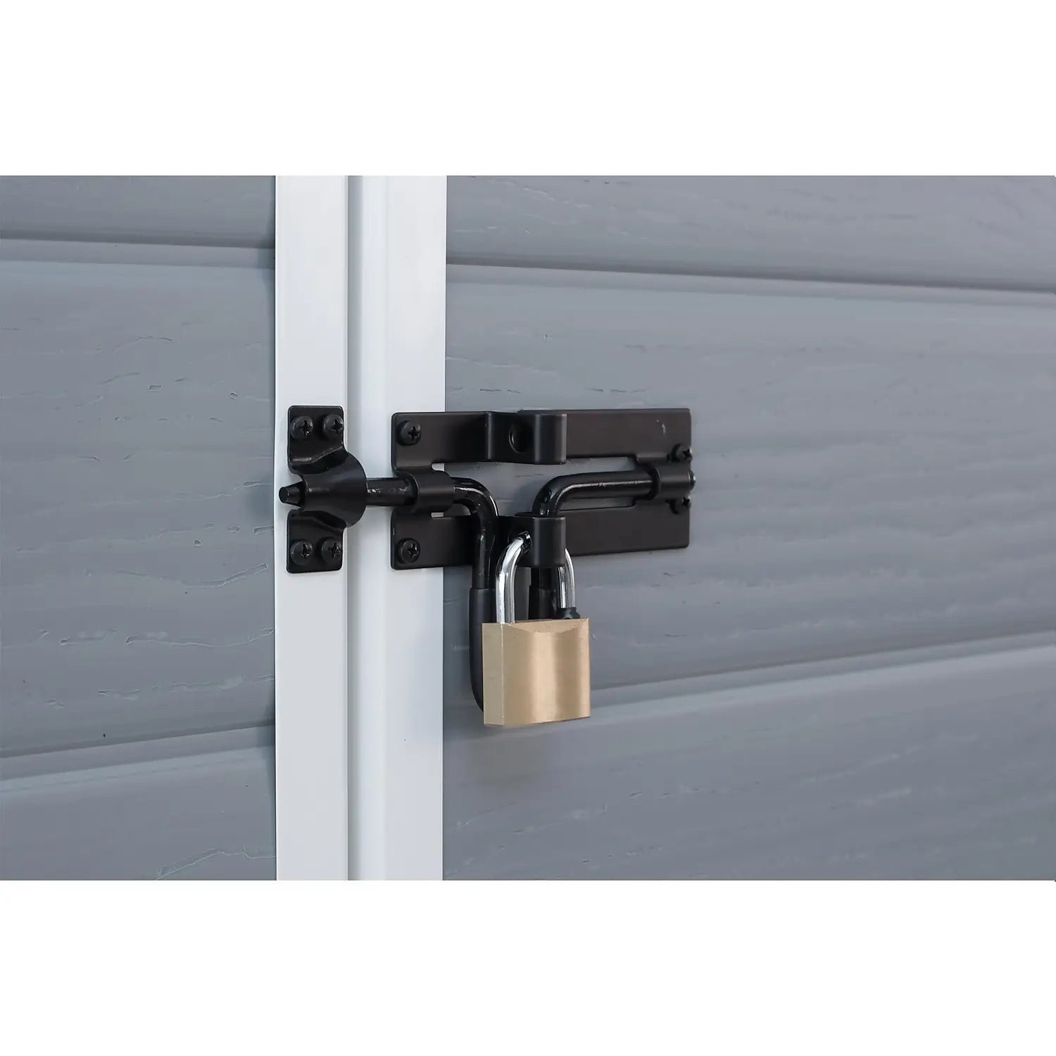 Keter 6′ x 5′ Manor Plastic Garden Storage Shed – Grey - Image 8