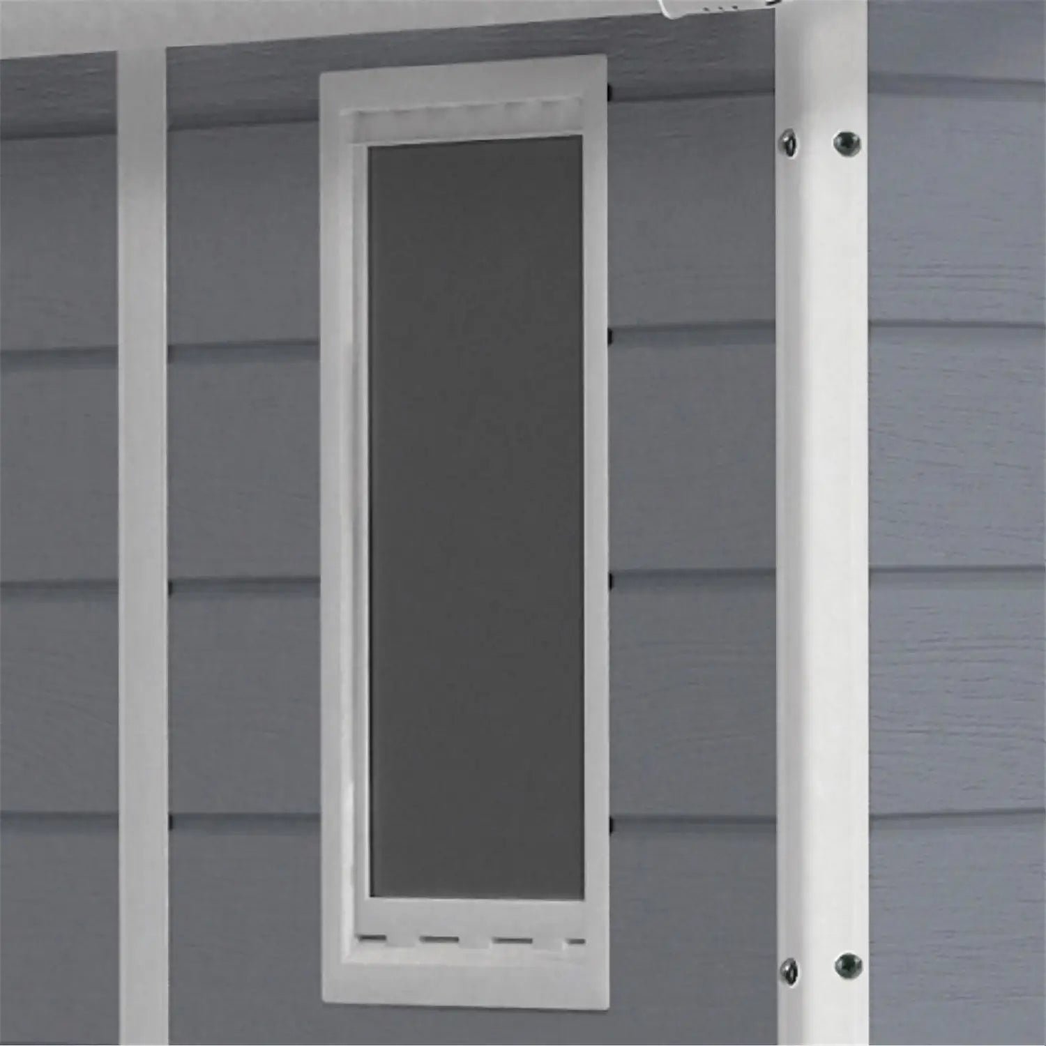 Keter 6′ x 5′ Manor Plastic Garden Storage Shed – Grey - Image 12