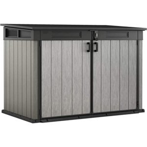 Keter 6′ x 3′ Oakland Grande Store Heavy Duty Plastic Shed – Grey