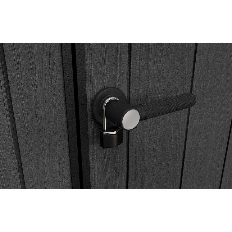 Keter 11’x 7.5′ Oakland Heavy Duty Plastic Shed – Grey Single Entrance - Image 7