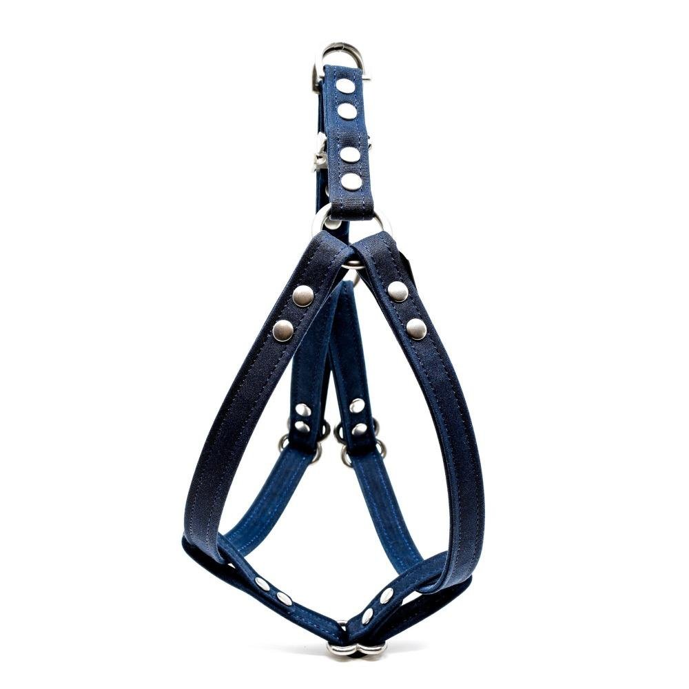 Midnight Waxed Canvas Dog Harness