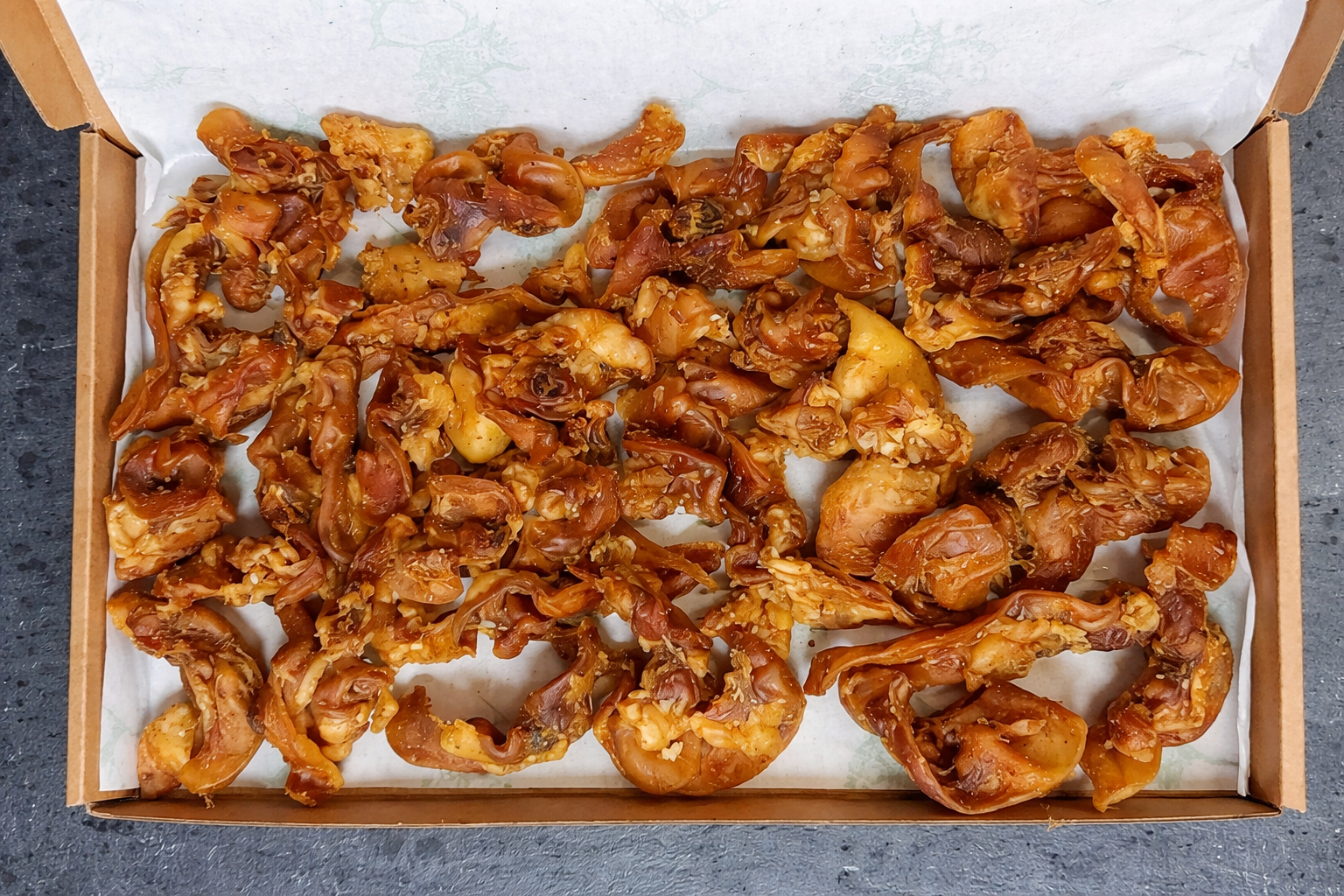 Pig Ear Strips Dog Treats – 100% Natural, Air Dried, No Additives