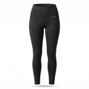 Zain Trading Inc Women's High-Waisted Performance Leggings – Black Athletic Tights with Sculpting Seams